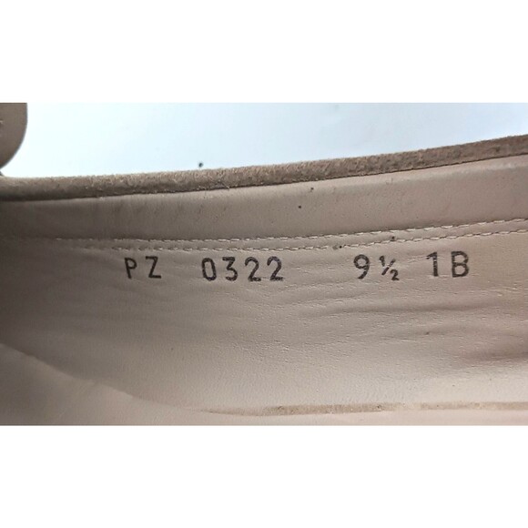 Salvatore Ferragamo Tan Suede Loafers Silver Gancini Trim US 9.5B Made in Italy - Picture 15 of 16